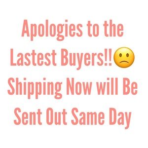 Apologize for inconvenience!! PLEASE READ